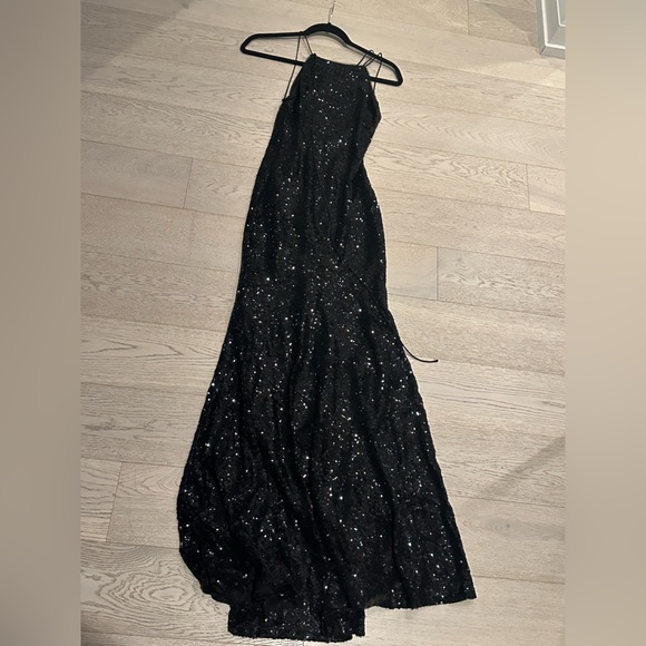 Theia Jessica gown in black sequins - Picture 3 of 5